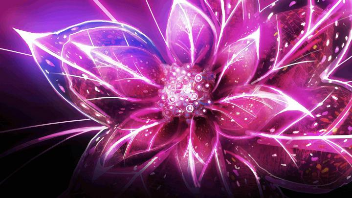 3D Flower Desktop Wallpaper -