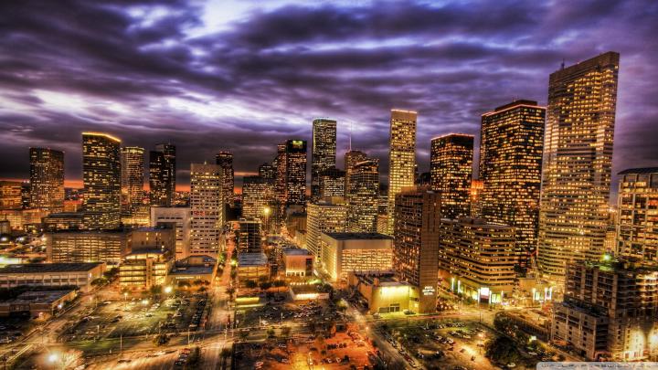 Houston Skyline Wallpaper HD -