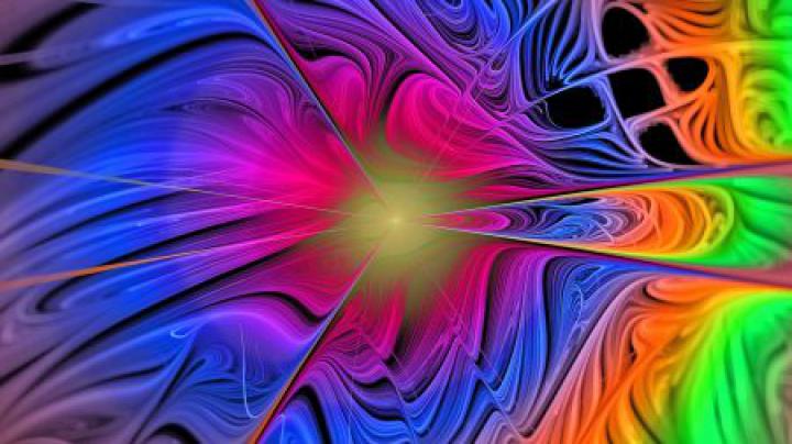 Download Wallpaper 1920x1080 planet, explosion, cracks, stars, universe 
