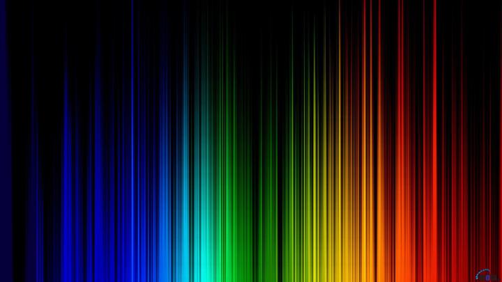 Rainbow Colored Wallpaper -