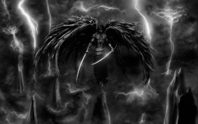 dark, Fantasy, Angel, Art, Artwork, Evil Wallpapers HD \/ Desktop and 
