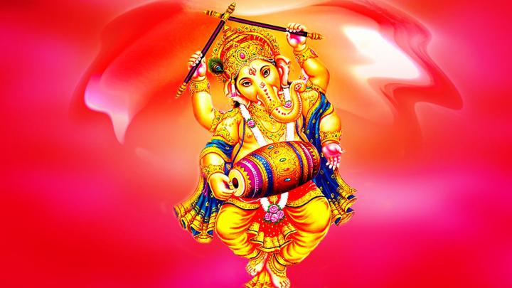 Lord Ganesha Indian Dancing Desktop Hd Wallpaper For Mobile Phones 
