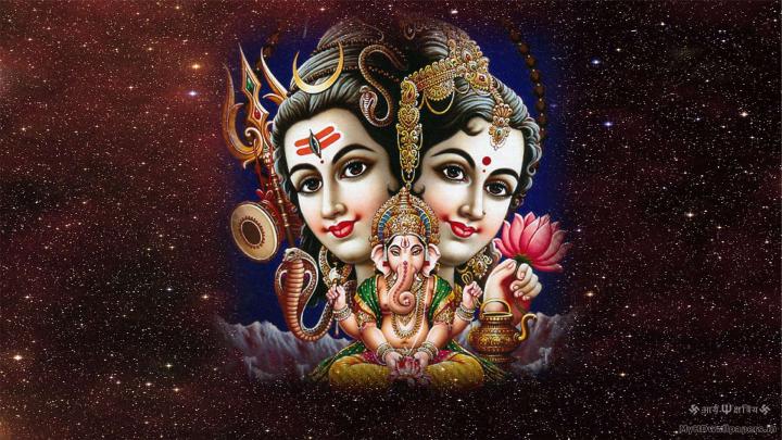 Shiva Parvati And Ganesha : Hd Wallpapers
