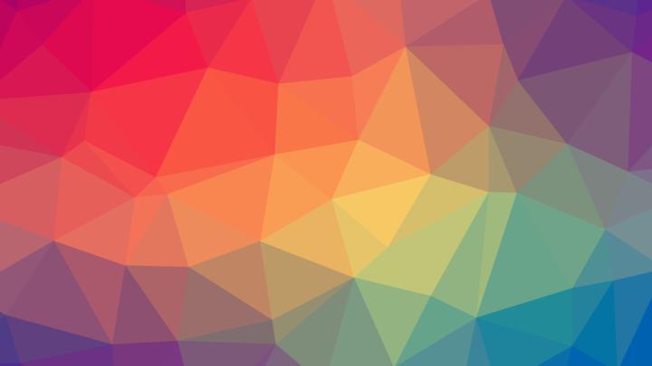 Download 1920x1080 Wallpaper Abstract, Low Poly, Colorful, Full Hd 