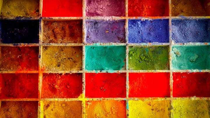 Download 1920x1080 wallpaper painting colors, powder, colorful, full hd 