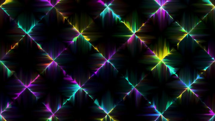 Download 1920x1080 wallpaper neon lights, dark, squares, colorful, full 