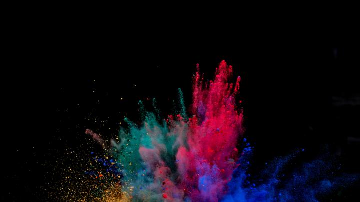 Download 1920x1080 wallpaper colors, blast, explosion, colorful, full 