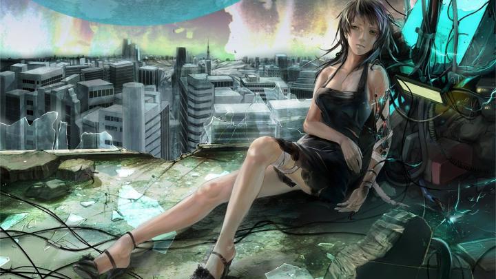 Wallpaper : 1920x1080 px, artwork, city, concept art, cyborg, fantasy 
