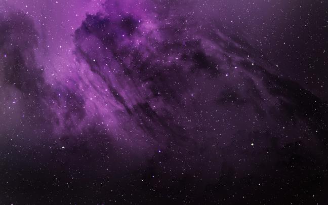 Download 1920x1200 wallpaper purple clouds, cosmos, stars, space 