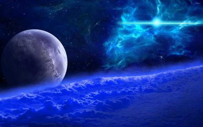 Blue cosmos wallpaper - Fantasy wallpapers - #24778