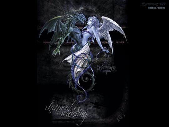 Gothic Fairy Desktop Wallpaper -