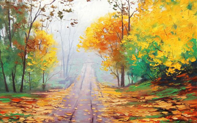 autumn wallpaper painting - HD Desktop Wallpapers