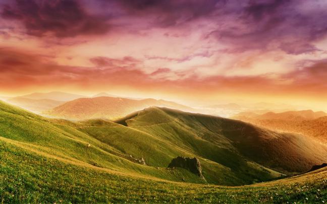 wallpapers: Grassy Hills Wallpapers