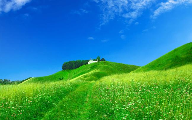 wallpapers: Grassy Hills Wallpapers