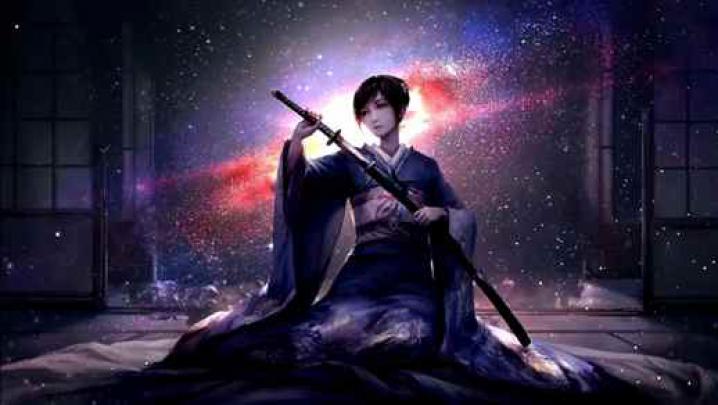 Samurai Girl with Katana - Live Desktop Wallpapers
