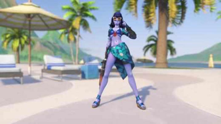 Overwatch Widowmaker Bikini Skin - Free Live Wallpaper - Live Desktop 