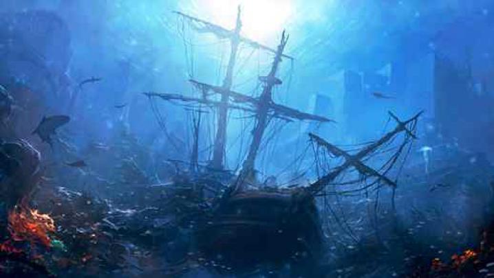 Underwater World Shipwreck \/ Sunken Ship - Live Desktop Wallpapers