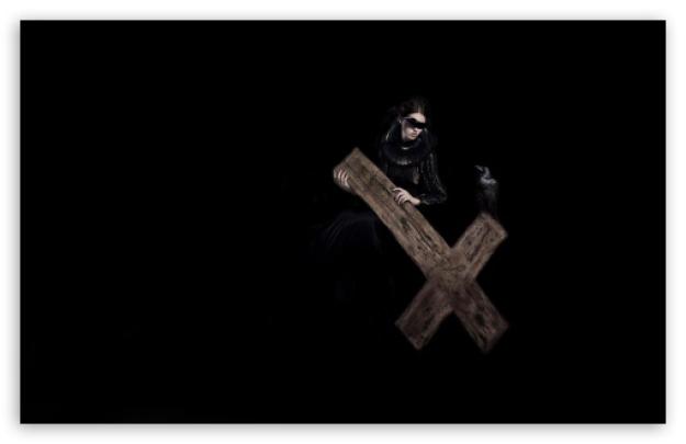 Girl With The Cross Ultra HD Desktop Background Wallpaper for 4K UHD TV 
