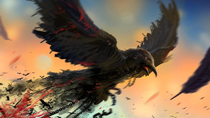 Crow Art Wallpapers - Top Free Crow Art Backgrounds - WallpaperAccess