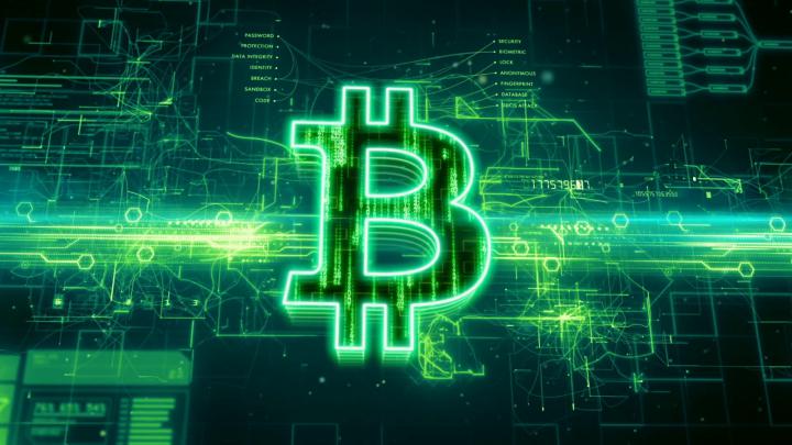 Wallpaper : Bitcoin, cryptocurrency, technology, numbers 1920x1080 