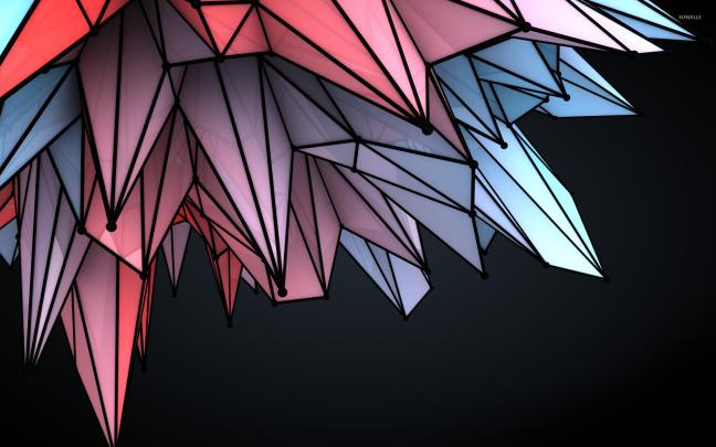 Colorful crystals wallpaper - Digital Art wallpapers - #22818