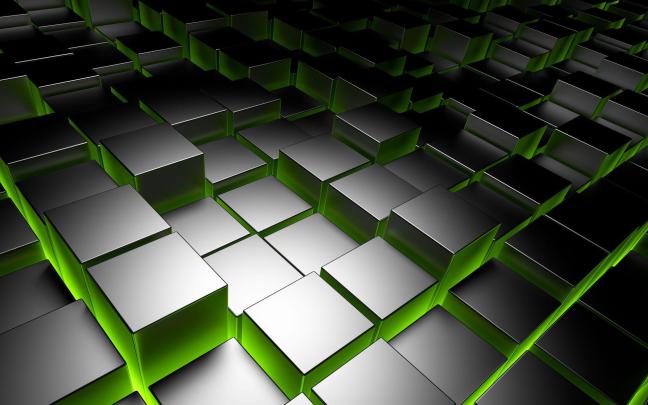 Green Cubes Wallpapers - Top Free Green Cubes Backgrounds - WallpaperAccess