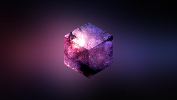 Wallpaper purple and black cube wallpaper, purple cube digital 