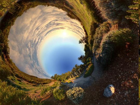 panoramas, Nature, Panoramic Sphere, Clouds, Grass Wallpapers HD 