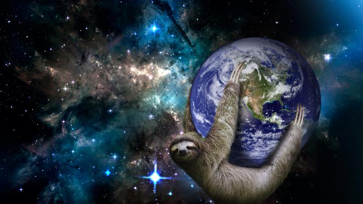 space, Sloths Wallpapers HD \/ Desktop and Mobile Backgrounds