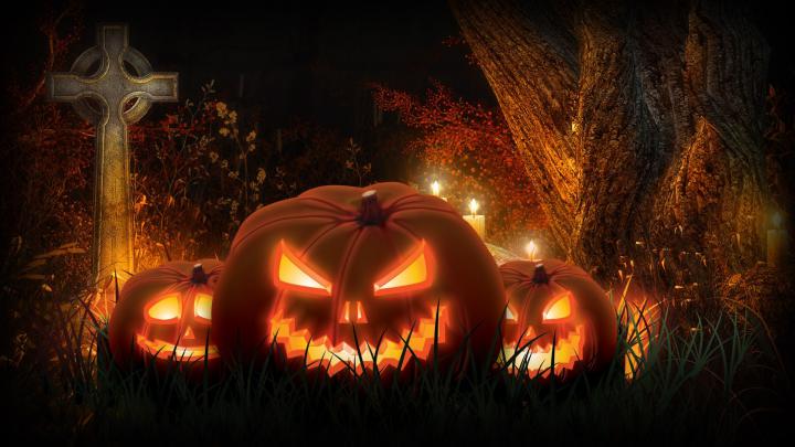 Scary Halloween Desktop Wallpaper \u00b7\u2460 