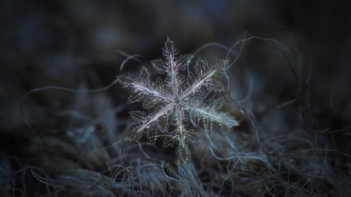 Snowflake Desktop Wallpaper \u00b7\u2460 