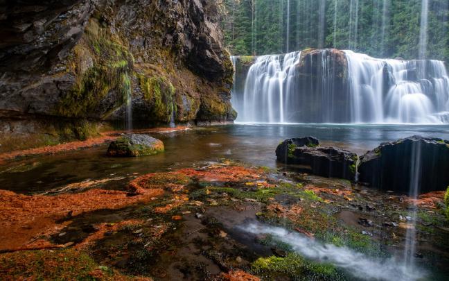 Nature Waterfall Nature Windows 10 Wallpaper 4K \/ Jungle River Windows 