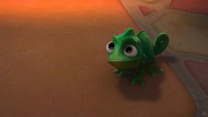 Pascal the Chameleon from Disney\u2019s Tangled Desktop Wallpaper