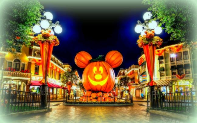 Halloween at Disneyland - Funny \u0026 Entertainment Background Wallpapers 