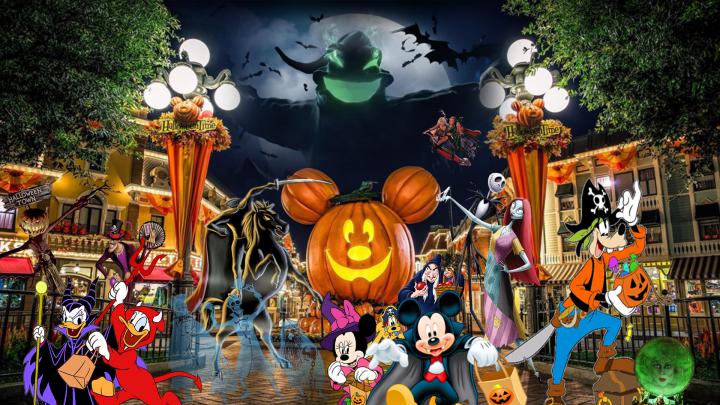 Disneyland: Halloween Wallpaper by The-Dark-Mamba-995 on DeviantArt