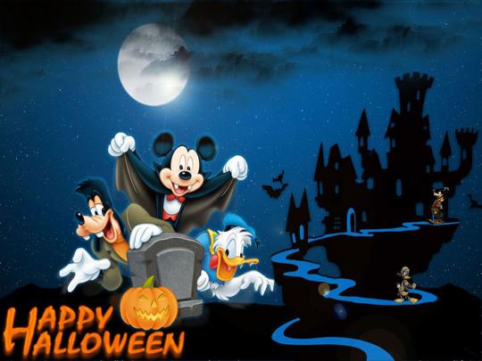 Free Disney Halloween Desktop Wallpaper | HalloweenStorys.com
