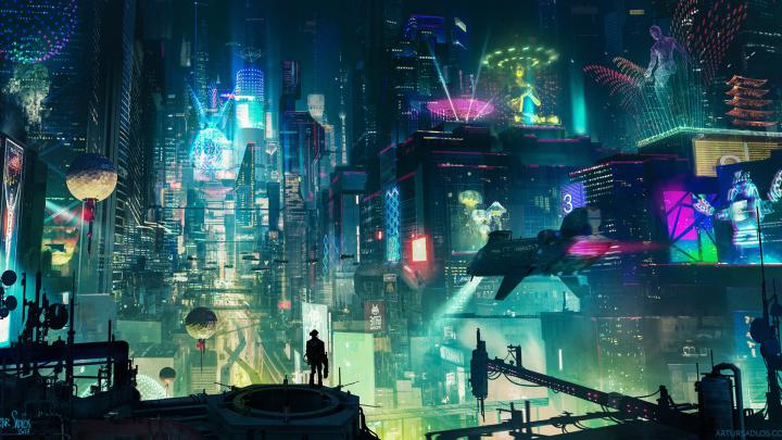 1920x1080 Cyberpunk City Laptop Full HD 1080P HD 4k Wallpapers, Images 