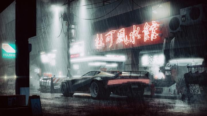 1920x1080 Cyberpunk 2077 Car 4k Art Laptop Full HD 1080P HD 4k 
