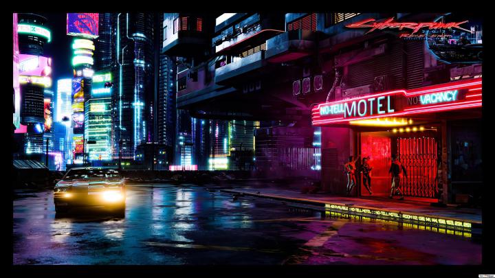Cyberpunk 2077 - CITY 8K 4K HD Hintergrundbilder herunterladen