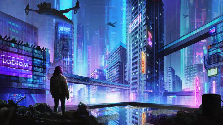 1920x1080 Scavenger Cityscape Cyberpunk 5k Laptop Full HD 1080P HD 4k 