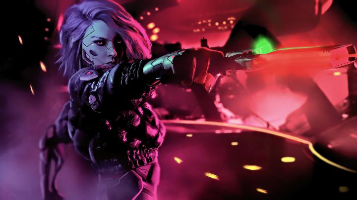 1920x1080 Cyberpunk Science Fiction Fantasy Girl 4k Laptop Full HD 
