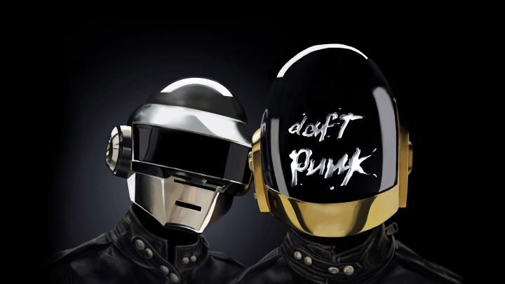 Desktop Daft Punk Wallpaper 4K \/ Daft Punk Red Logo 4K HD Desktop 
