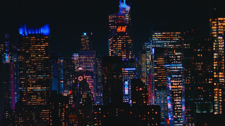 Download 1920x1080 wallpaper cityscape, buildings, dark, full hd, hdtv 