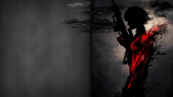 1920x1080 Sniper Artwork Dark Red 4k Laptop Full HD 1080P HD 4k 