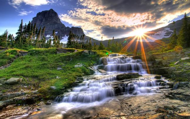 Waterfall wallpaper \u00b7\u2460 Download free beautiful backgrounds for desktop 