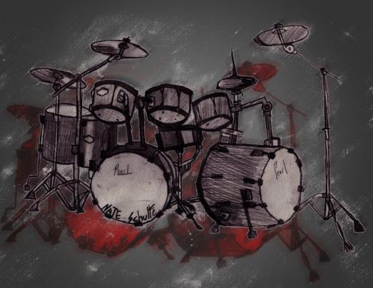 [50+] Cool Drum Set Wallpaper 