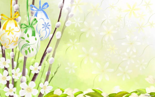 Easter Backgrounds collection download free