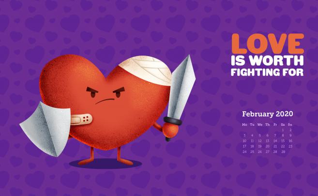 Free download download February 2020 Desktop Wallpaper Latest Calendar 