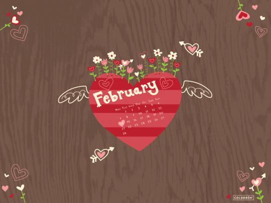 February Wallpapers Calendar 2013| HD Wallpapers ,Backgrounds ,Photos 