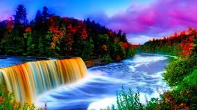 Download Waterfall Desktop Wallpaper Theme Free